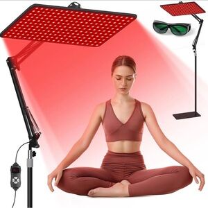Red Light Therapy Lamp with Adjustable Stand